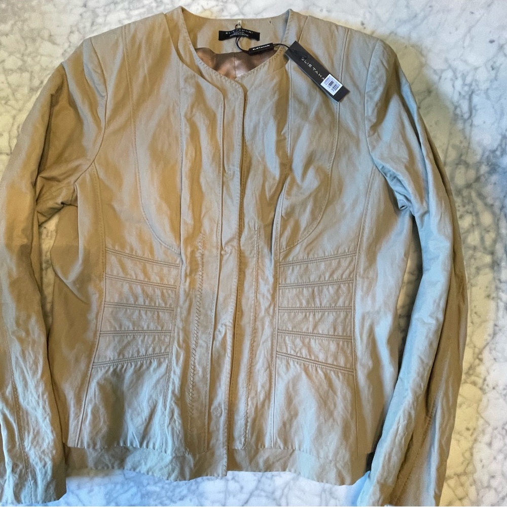 Ellie Tahari summer jacket with exquisite detail.  XL with tags - never worn.